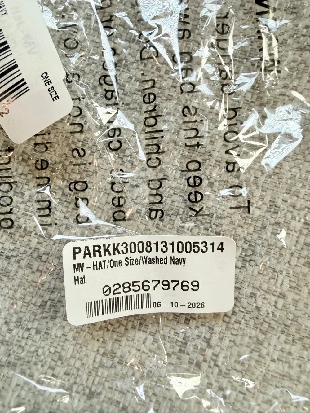 Parke x Martha's Vineyard Baseball Cap washed navy limited edition NIB